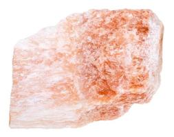 specimen of Selenite stone isolated photo