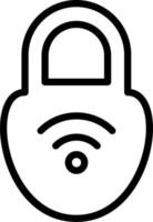 Smart Lock vector icon