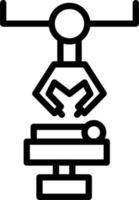 Robotic Surgery vector icon