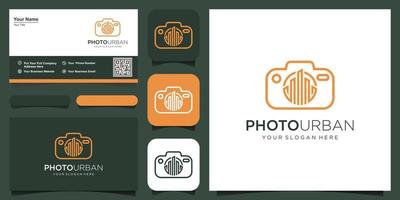 building camera logo, design vector simple elegant modern style.