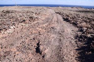 Path on dirt road photo