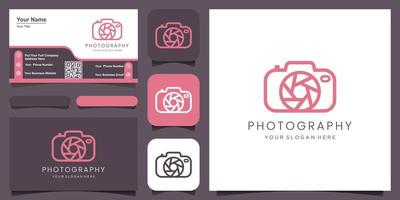 camera photography logo design.camera logo design. vector