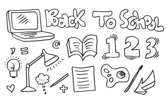 Vector illustration of back to school. Good for wrapping paper and website wallpapers.