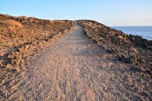 Scenic rocky landscape photo