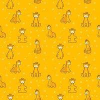 animal pattern giraffe vector