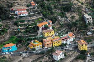 Aerial town view photo