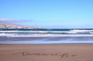 Beautiful beach on Tenerife photo