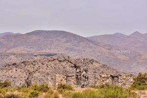 Scenic mountain landscape photo