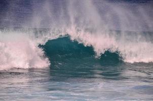 Waves in the ocean photo