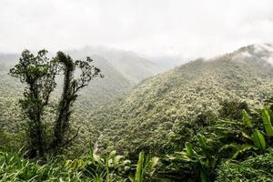 Scenic mountain landscape photo