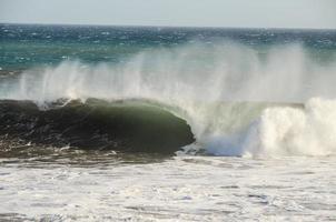 olas en el Oceano foto