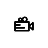 Video recorder sign symbol. vector illustration. line icon