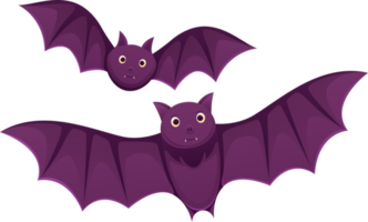 Víspera de Todos los Santos elemento ilustración con murciélagos png