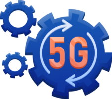 5G wireless network technology icon element illustration png