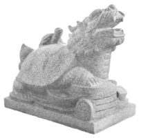 Tortuga estatua aislado png