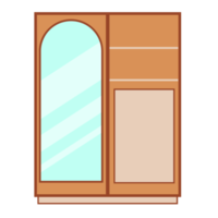 Wood Cupboard Illustration png