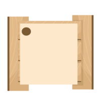 Wooden Board Illustration png