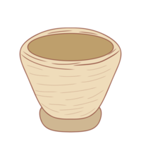 Wooden Mortar Illustration png