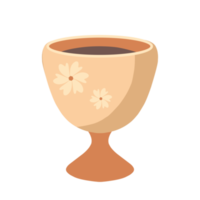 linda vaso ilustración png