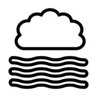 diseño de icono de niebla vector