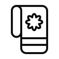 Towel Icon Design vector