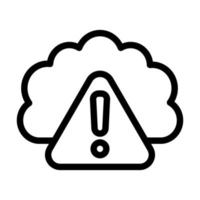 Weather Alert Icon Design vector