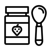 bebé comida icono diseño vector