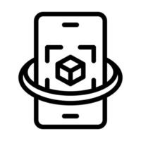 Augmented Reality Icon Design vector