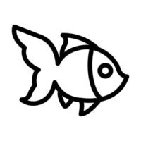 Goldfish Icon Design vector