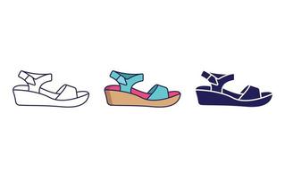 Footwear vector icon