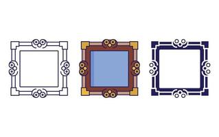 Frame vector icon