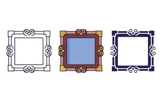 Frame vector icon