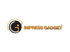 impress gadget logo template vector