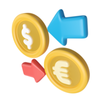 Exchange 3D Illustration Icon png