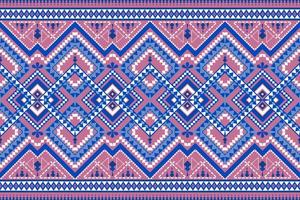 Diseño de patrón de tradición y oriental asiático étnico geométrico sin costuras para textura y fondo. decoración de patrones de seda y tela para alfombras, prendas de vestir, envolturas y papel tapiz vector