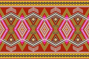 Seamless geometric ethnic asian oriental and tradition pattern design for texture and background. Silk and fabric pattern decoration for carpet, clothing, wrapping and wallpaper vector