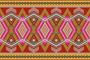 Seamless geometric ethnic asian oriental and tradition pattern design for texture and background. Silk and fabric pattern decoration for carpet, clothing, wrapping and wallpaper vector