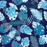 Beautiful pattern with tropical plants.