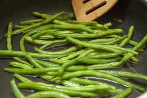 Sauteeing Green Beans photo