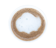 Mocha coffee in white cup png
