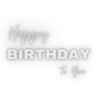 Happy birthday to you png transparent background. Happy birthday text.