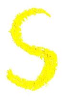 Alphabet pastel letter photo