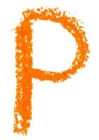 Alphabet pastel letter photo