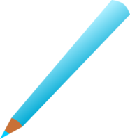 Couleur crayon bleu png