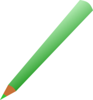 Couleur crayon vert png