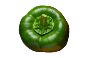Vegetables green paprika isolated on a transparent background png