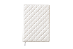 White notebook isolated on a transparent background png