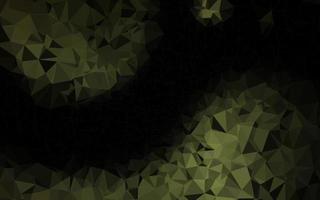 Dark Green vector abstract mosaic background.