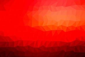 Light Red vector shining triangular pattern.