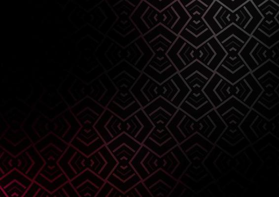 Dark Black vector backdrop with long lines.
